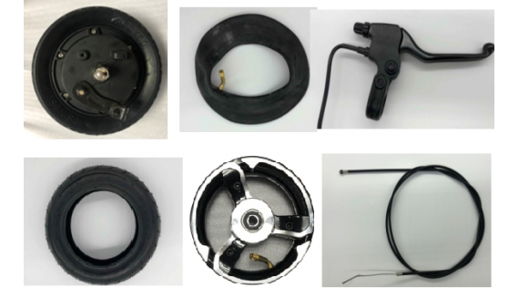 Band, rem en wiel elektrische step Power Zero 8 Z8