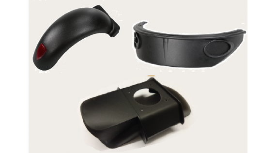 Carrosserie en rubber onderdelen elektrische step Power Zero 9