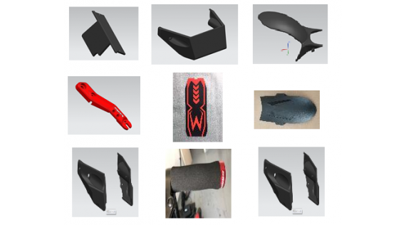  Pièces de carrosserie et caoutchoucs - Carrosserie en rubber onderdelen Kaabo Mantis