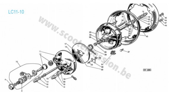 Frein à disque avant