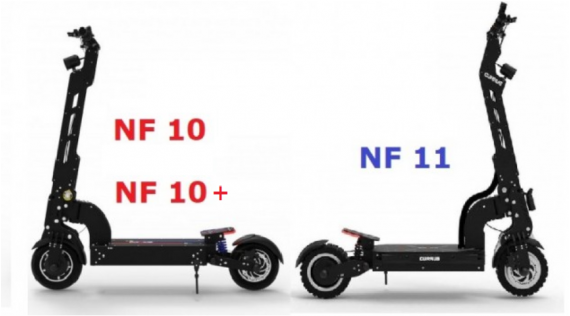 Trottinettes électriques CURRUS NF10, NF10+ et NF11 Panther