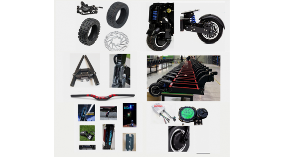 Onderdelen en toebehoren voor elektrische step CURRUS NF10 en NF10+