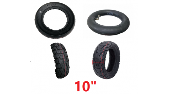 Pneus et chambres à air 10" pour trottinettes électriques 