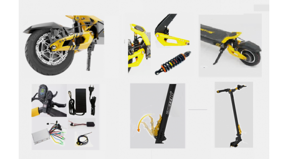 Onderdelen voor elektrische step Vsett 10+