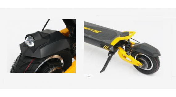 Pièces de carrosserie et caoutchous trottinette électrique Vsett10+