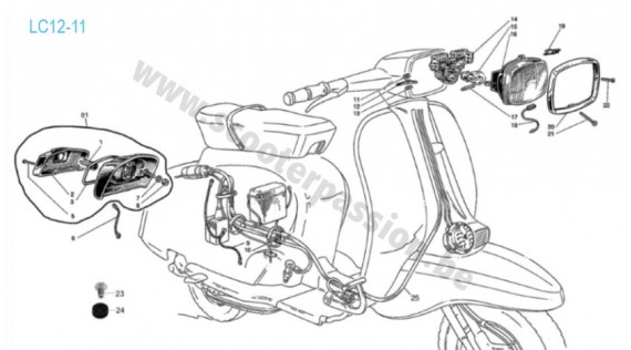 Phares et faisceau électrique 