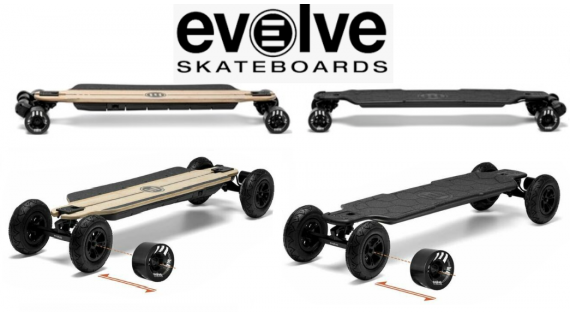 Skateboards électriques EVOLVE 