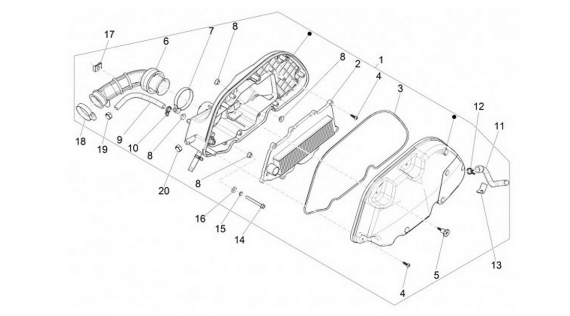 Système filtration d'air 