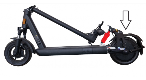 Kit de suspension arrière pour trottinette électrique Kuickwheel SC1-PRO