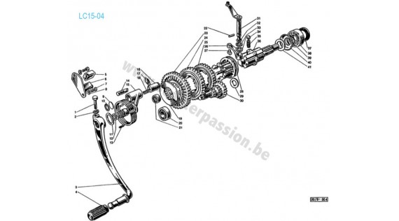 Système de kick et boîte de vitesses