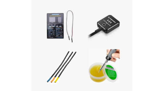 Accessoires, connectiques pour moteurs et variateurs RC