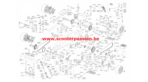 Châssis et supports voiture rc 1/10 SNRC R3