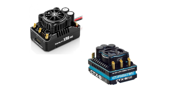 Variateurs ESC voitures RC 1/8 PISTE & OFF ROAD