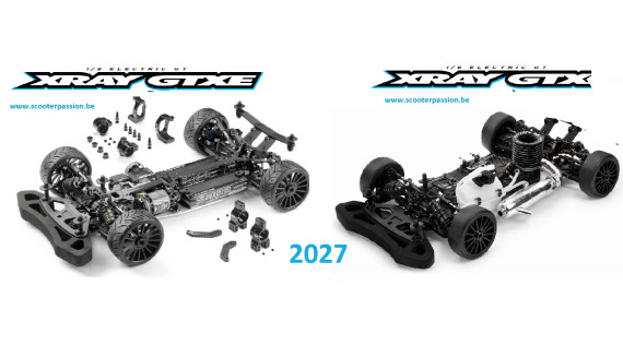 Voitures électriques Xray GTXE 2027 électrique et nitro GTX8 2027  et pièces détachées 