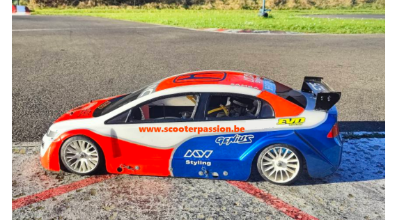 Genius XR4 en XR5 1/5 Touring Rc auto en onderdelen