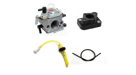 Carburateur Walbro, pipes admission/insulator,  durites essence WT moteur Zenoah