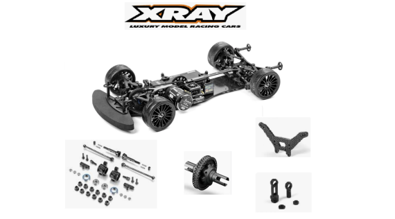 Voitures RC électriques Xray X4  et option, pièces détachées