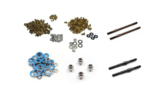 Lagers, schroeven, stang rc auto snrc R3