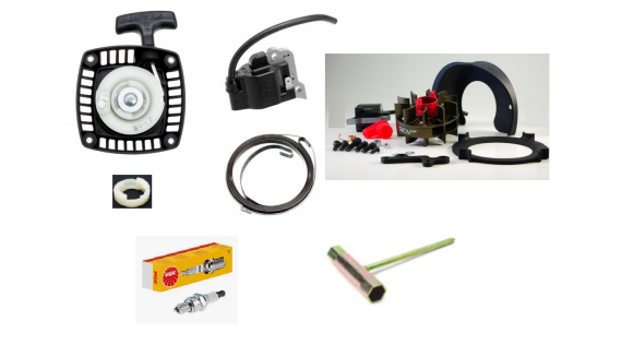 Onsteking, bougie en starter system Zenoah motoren