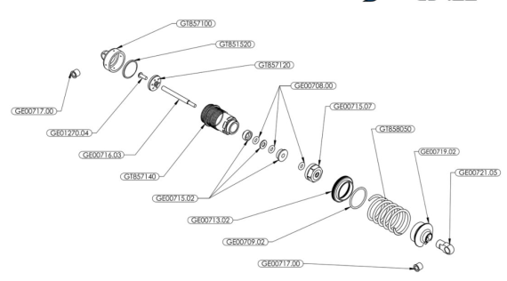 Amortisseurs, ressorts et pièces détachées amortisseurs voiture rc 1/5 Genius XR4