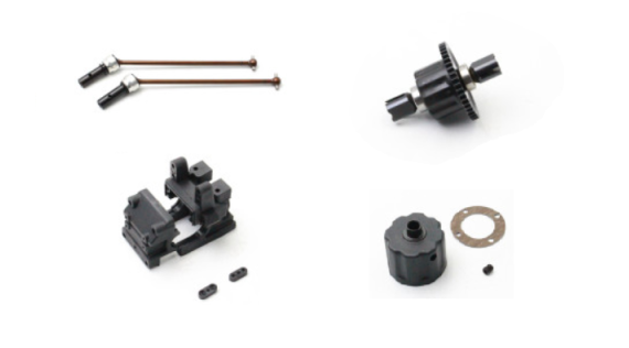 Pièces de transmission voiture RC GT 1/8 SNRC S86E-PRO