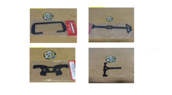 Châssis et supports voiture rc SNRC GT 1/8 S86E-PRO