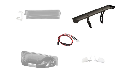 Accessoires carrosseries voitures RC 1/10 DRIFT