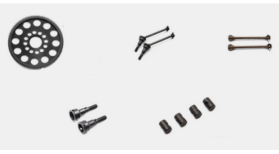 Pièces de transmssion camion RC 1/10 HOBAO HYPER EPX