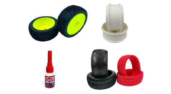 Pneus, jantes et accessoires OFF ROAD TT 1/8