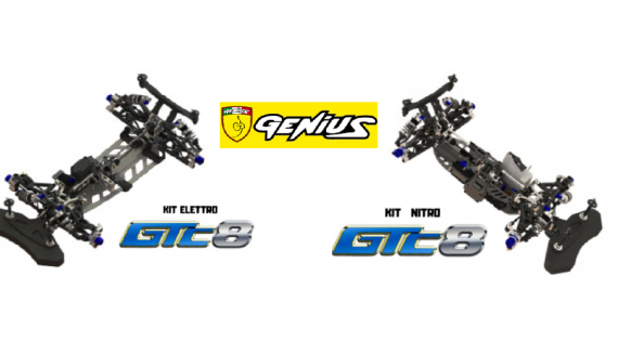 RC auto's GT 1/8 GENIUS GTC8.23 GTC8.25 ECO en Nitro