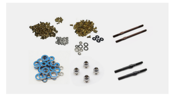 Visserie, roulements, tirant, chapes voitures  voiture RC GT 1/8 GENIUS GTC8.23