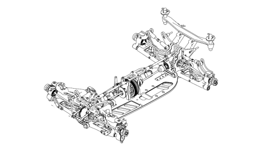 Châssis et supports voitures RC GT 1/8 GENIUS GTC8.23 