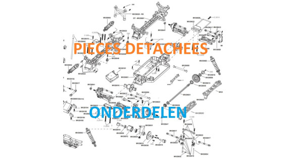 Pièces détachées voitures rc