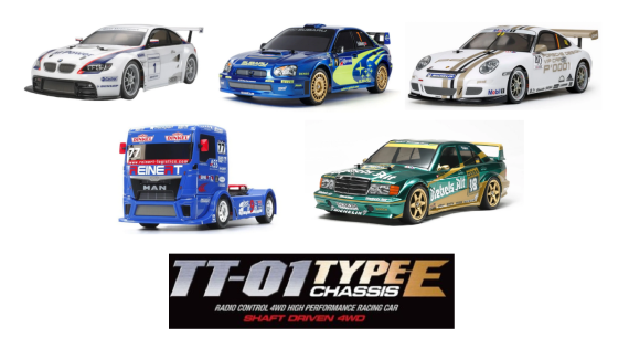 Rc auto's TAMIYA TT-01E