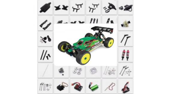 RC8B4 Team Associated - Onderdelen en opties