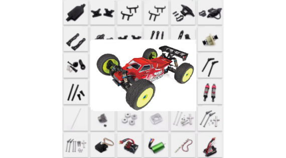 RC8T4 Team Associated - Onderdelen en opties