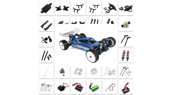 RC10B84 Team Associated - Onderdelen en opties