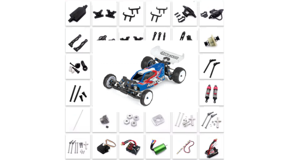 RC10B71 Team Associated - Onderdelen en optie