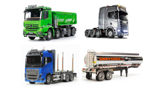 Camion rc et remorques TAMIYA