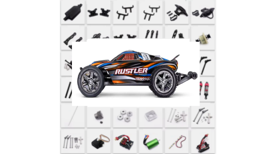 Pièces détachées et options TRAXXAS RUSTLER 2WD