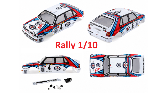 Carrosseries voiture RC 1/10 Rally