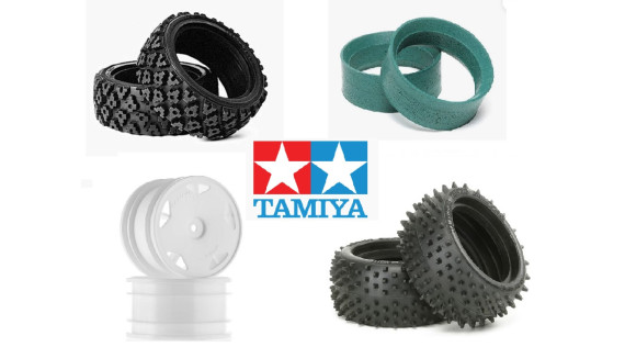 Pneus voitures RC TAMIYA