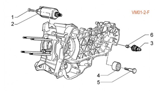 Démarreur et poulie d'entraînement