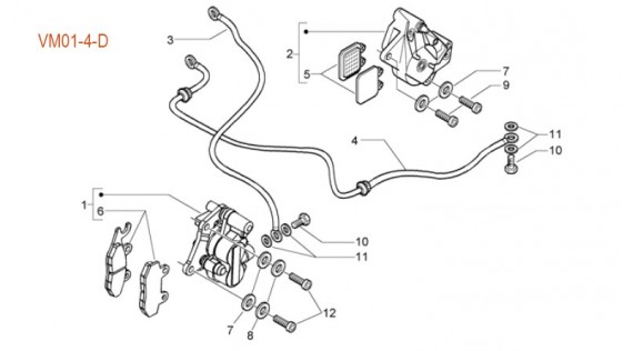 Durites et étriers de freinage
