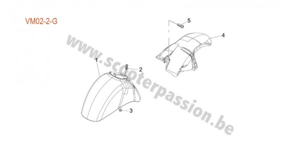 Gardes boue avant et arrière