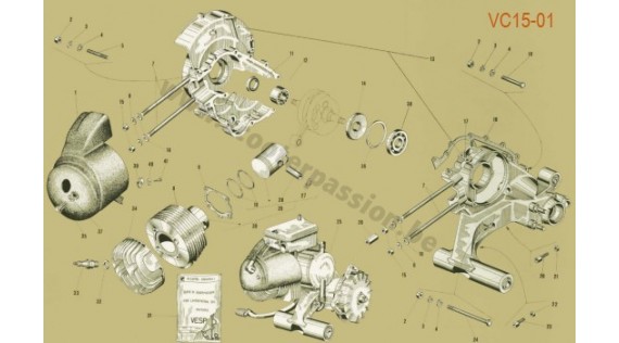 Carters, joints moteur et groupe thermique