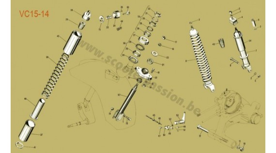 Amortisseurs avant et arrière, neiman 