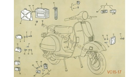 Batterie et composants électriques