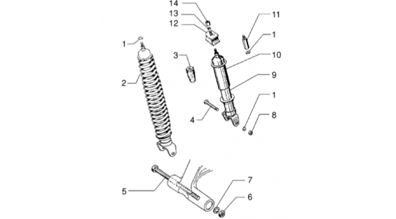 Amortisseurs avant et arrière