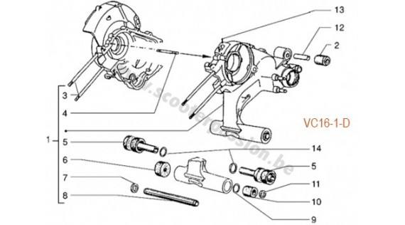 Silentblocs carter moteur